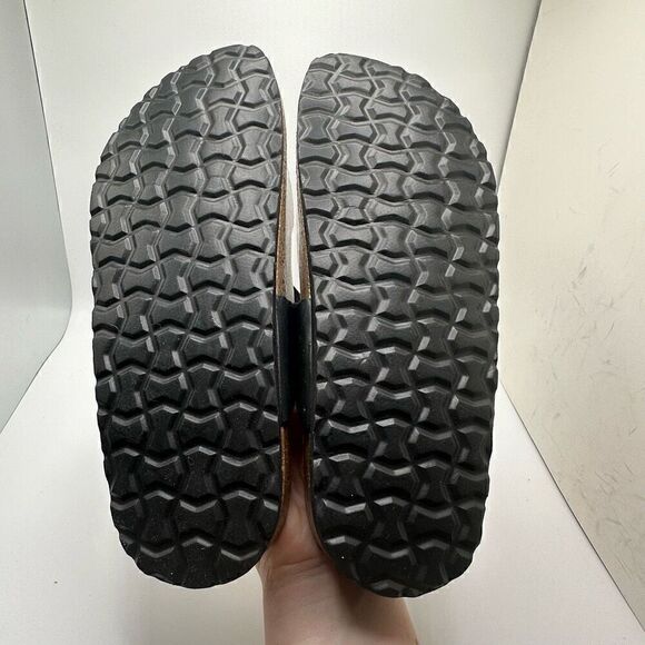 CUSHIONAIRE Women's Leah Cork Footbed Sandal With +Comfort 6.5 BLACK - Picture 5 of 7